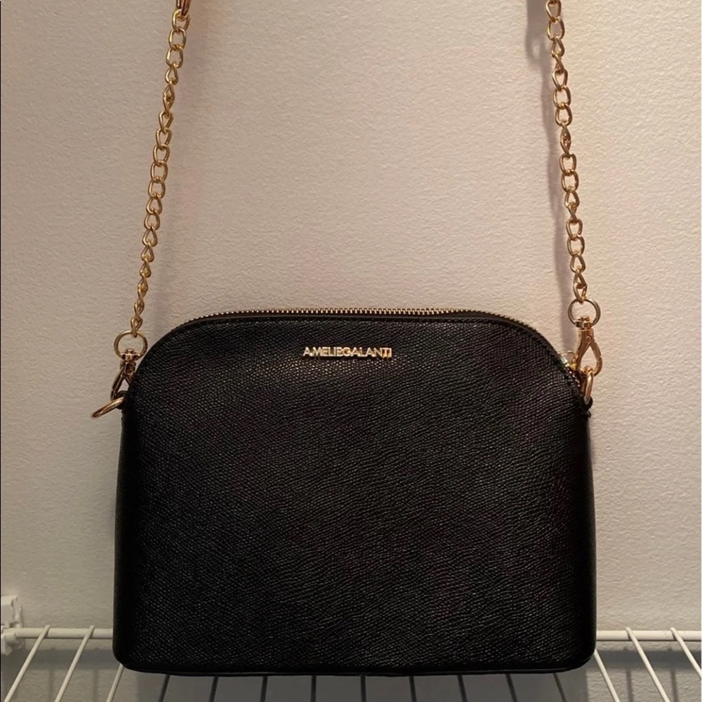 Black dome crossbody